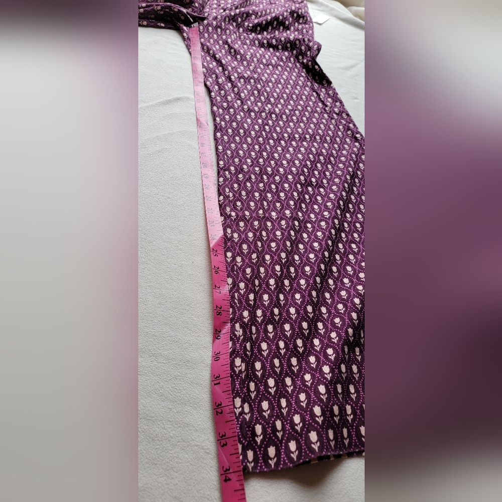 Purple Patterned Pants 14T - Picture 7 of 11
